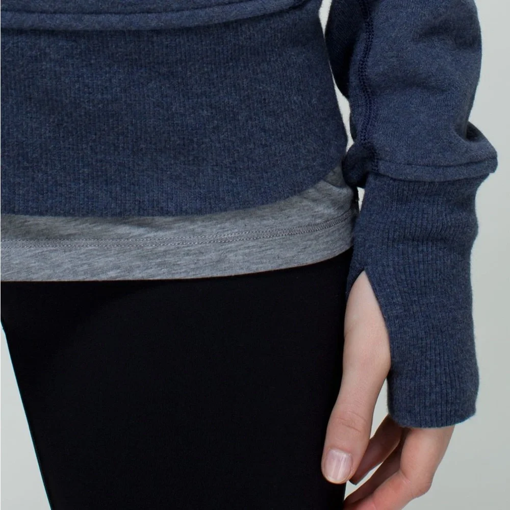 Lululemon Scuba Hoodie II Heathered Cadet Blue / Cadet Blue / Beachscape Multi 8